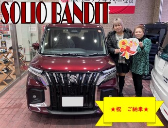 ★ソリオバンディット　ご納車させて頂きました★